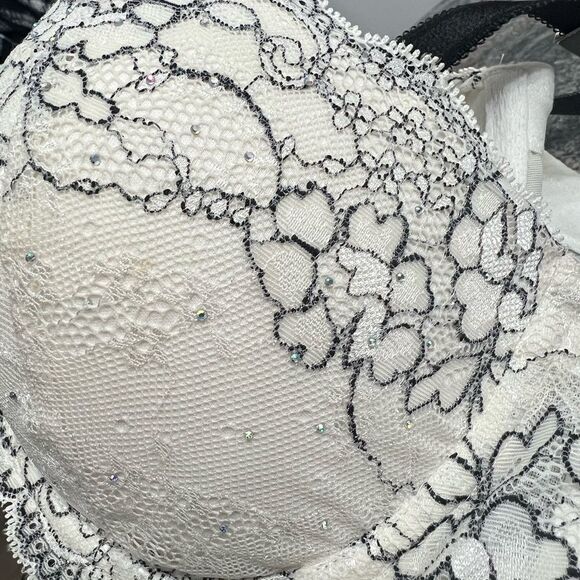 Victorias Secret Dream Angels Multi-way lightly padded Bling Rhinestone lace bra - Picture 3 of 8